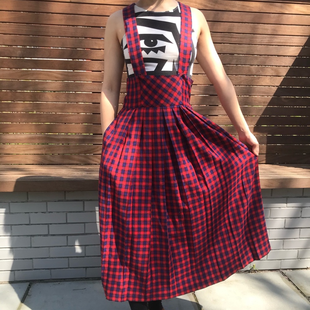 Plaid Schoolgirl Dress